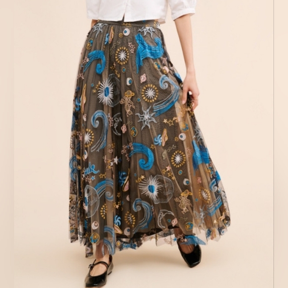 Anthropologie Dresses & Skirts - Anthropologie Geisha Designs Icon Tulle Maxi Skirt